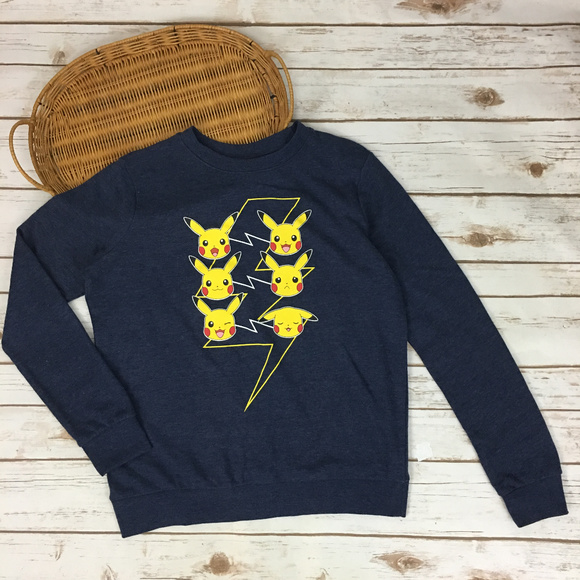 Official Pokemon Tops - Official Pokemon Women's Sz M Pikachu Novelty Crew